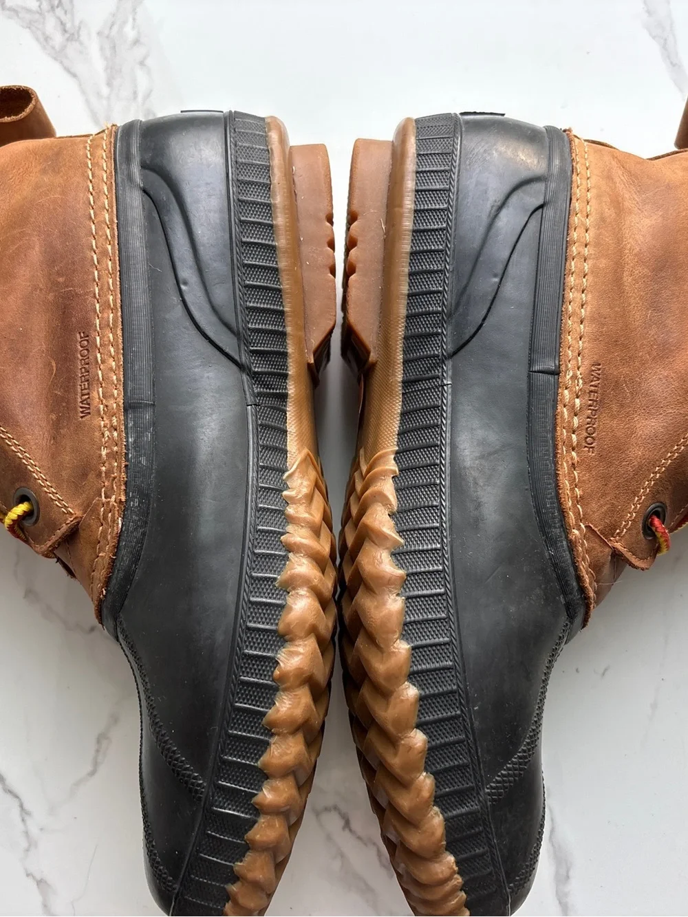 Sorel Cheyenne Men’s sz 10 duck boots rain waterproof leather rubber thinsulate